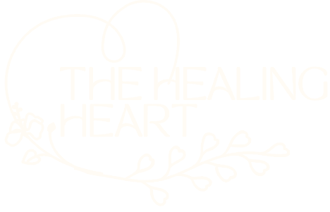 The Healing Heart Logo White